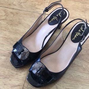 Patent leather shoes